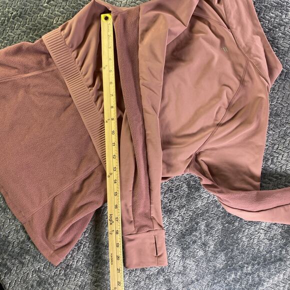 Fabletics Rosalia Performance Full Zip Athletic Thumbholes Mauve Pink Small - Picture 9 of 9